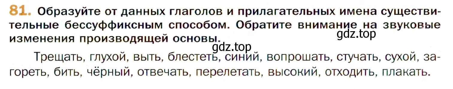 Условие номер 81 (страница 144) гдз по русскому языку 11 класс Гусарова, учебник