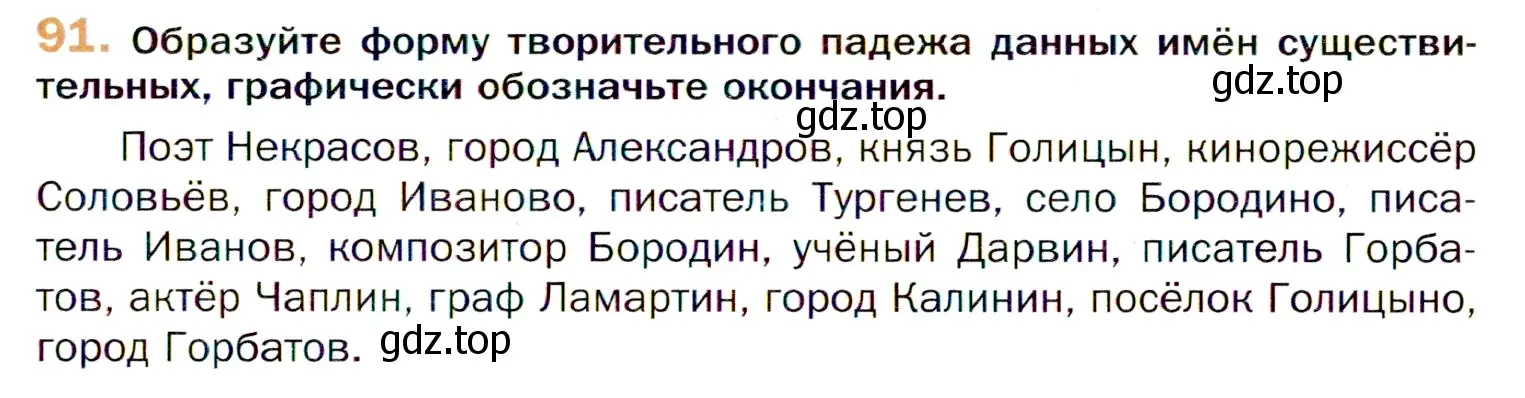 Условие номер 91 (страница 155) гдз по русскому языку 11 класс Гусарова, учебник