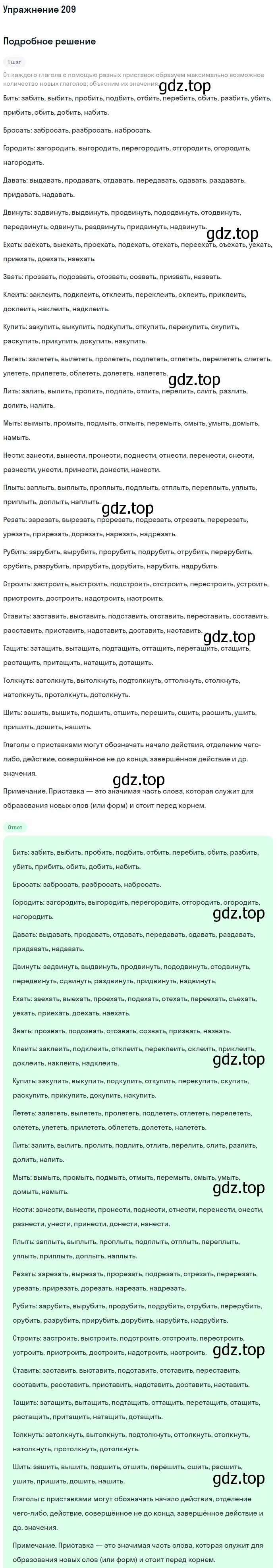 Решение номер 209 (страница 317) гдз по русскому языку 11 класс Гусарова, учебник