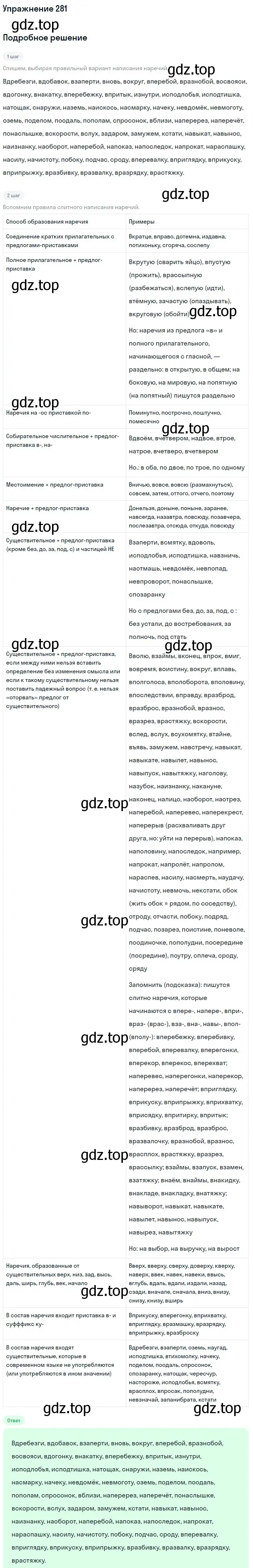 Решение номер 281 (страница 415) гдз по русскому языку 11 класс Гусарова, учебник