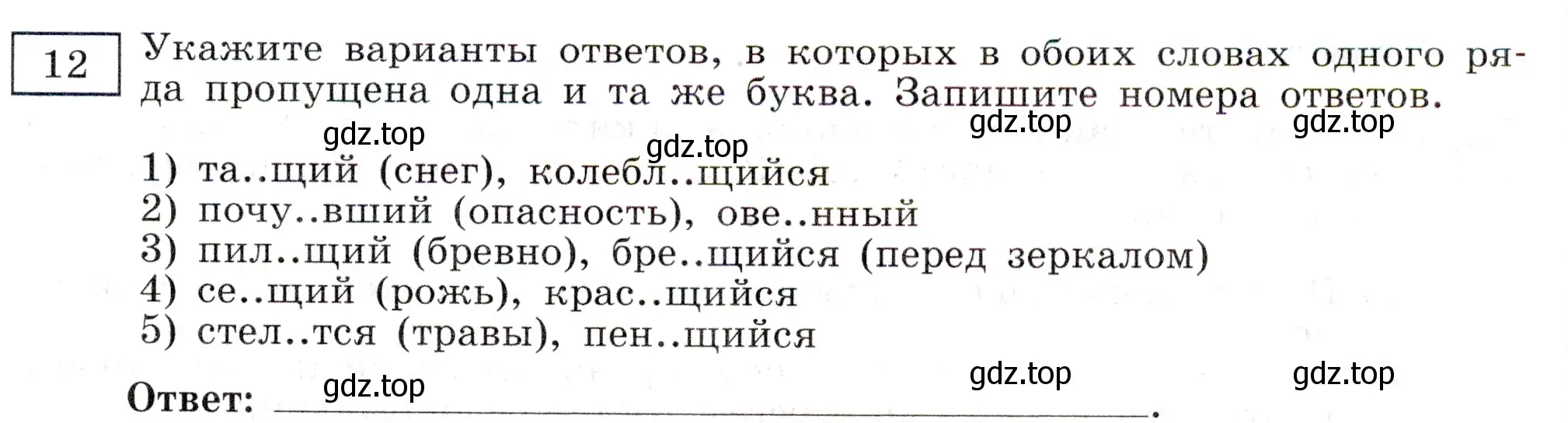 Условие номер 12 (страница 81) гдз по русскому языку 11 класс Маслов, Бондарцова, тетрадь-тренажёр