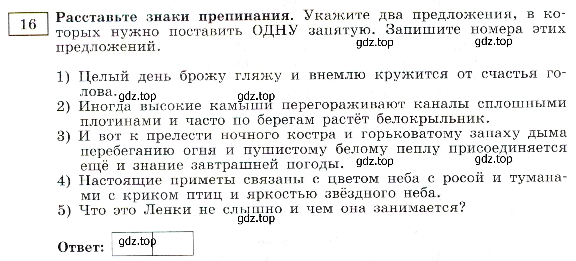 Условие номер 16 (страница 82) гдз по русскому языку 11 класс Маслов, Бондарцова, тетрадь-тренажёр