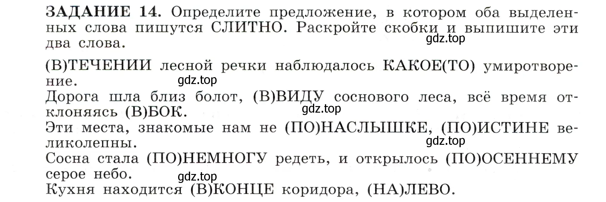 Условие номер 14 (страница 22) гдз по русскому языку 11 класс Маслов, Бондарцова, тетрадь-тренажёр