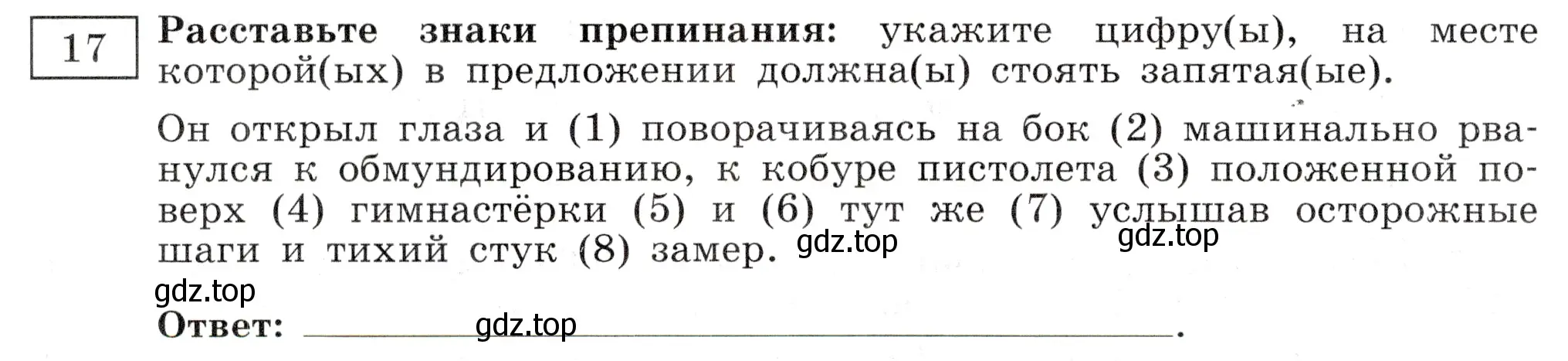 Условие номер 17 (страница 14) гдз по русскому языку 11 класс Маслов, Бондарцова, тетрадь-тренажёр