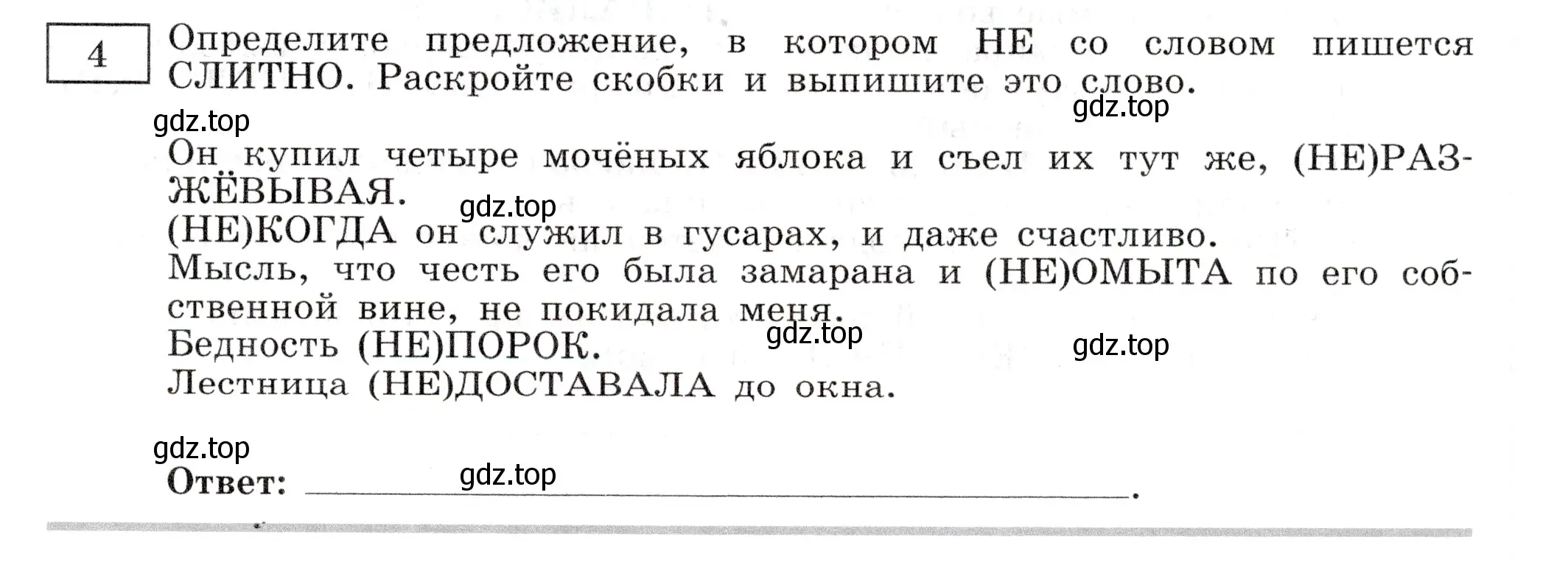 Условие номер 4 (страница 49) гдз по русскому языку 11 класс Маслов, Бондарцова, тетрадь-тренажёр