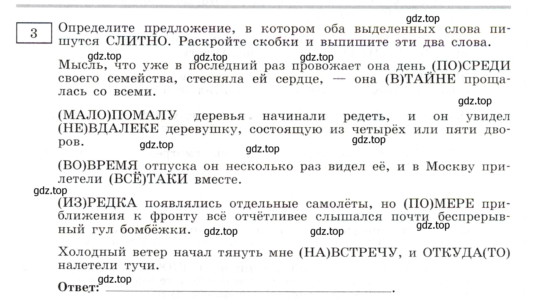 Условие номер 3 (страница 53) гдз по русскому языку 11 класс Маслов, Бондарцова, тетрадь-тренажёр