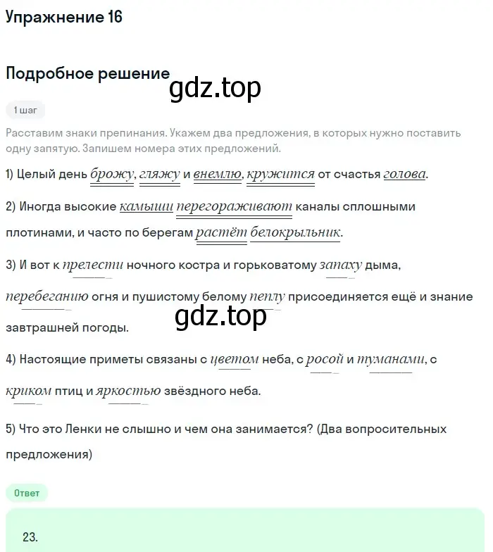 Решение номер 16 (страница 82) гдз по русскому языку 11 класс Маслов, Бондарцова, тетрадь-тренажёр